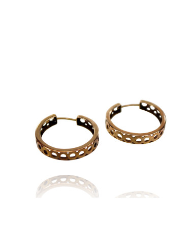 Pre-owned 19,2ct gold (hoop earrings)
