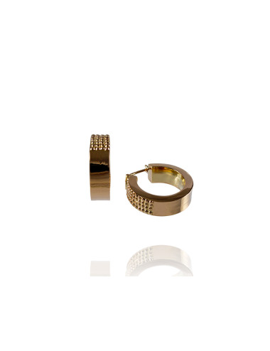 Pre-owned 19,2ct gold (hoop earrings)