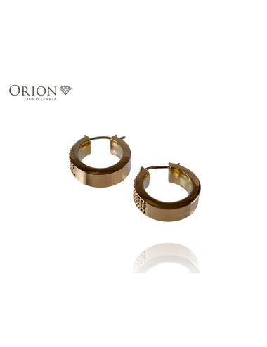 Pre-owned 19,2ct gold (hoop earrings)