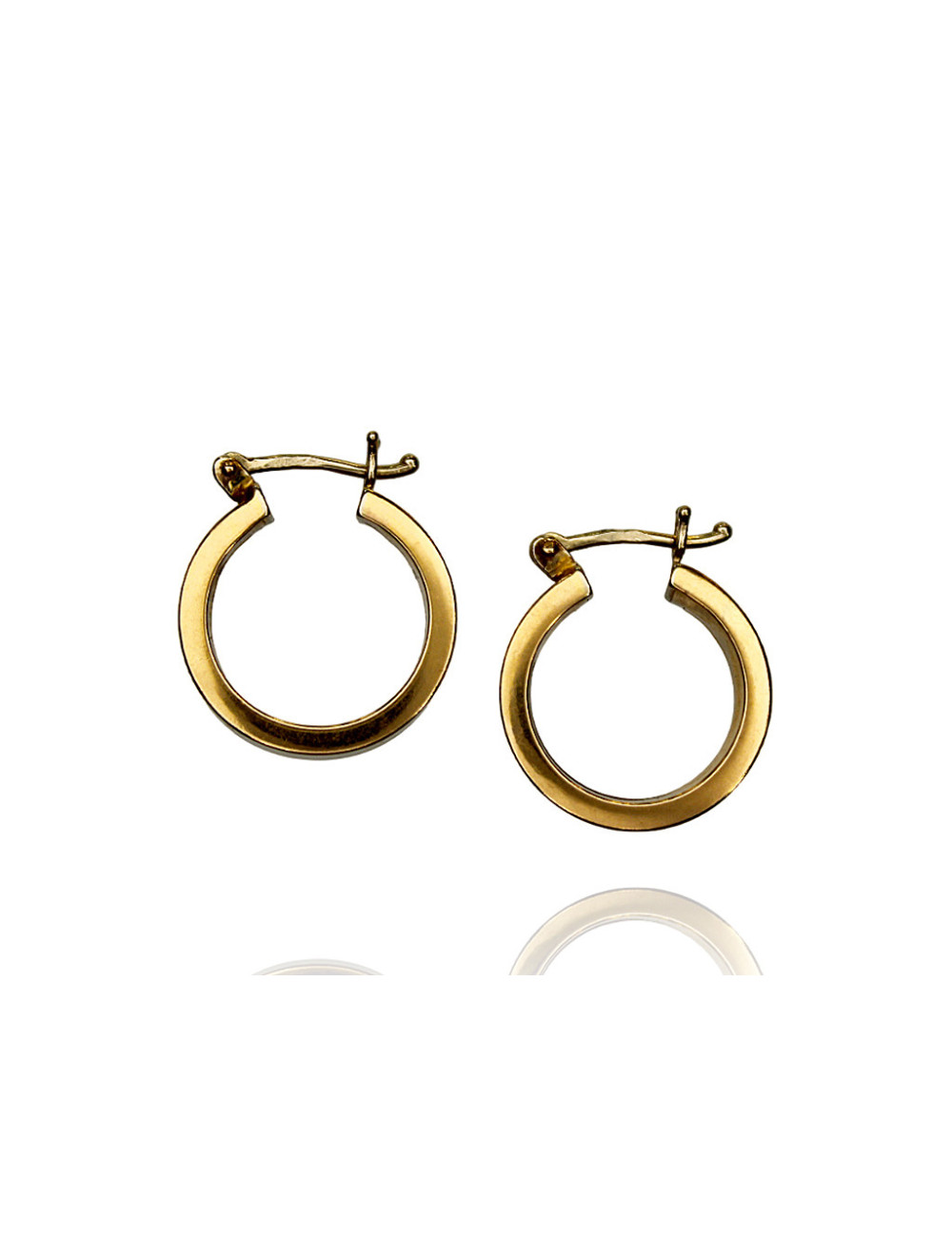 Pre-owned 19,2ct gold (hoop earrings)