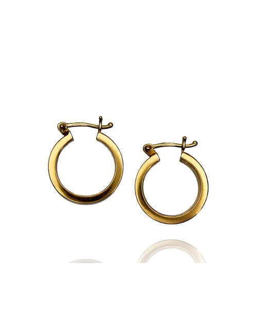 Pre-owned 19,2ct gold (hoop earrings)