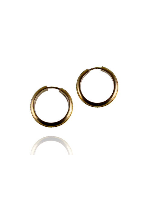 Pre-owned 19,2ct gold (hoop earrings)