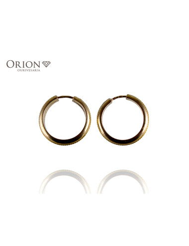 Pre-owned 19,2ct gold (hoop earrings)