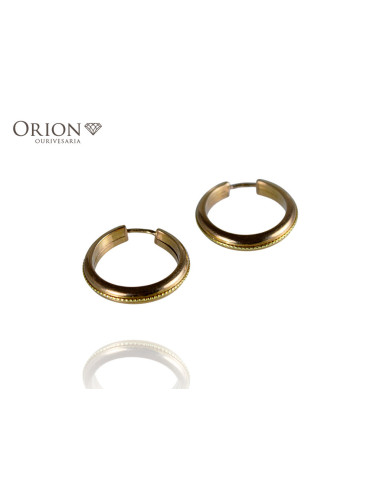 Pre-owned 19,2ct gold (hoop earrings)