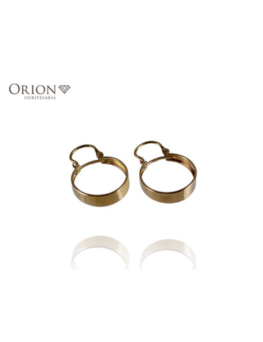 Pre-owned 19,2ct gold (hoop earrings)