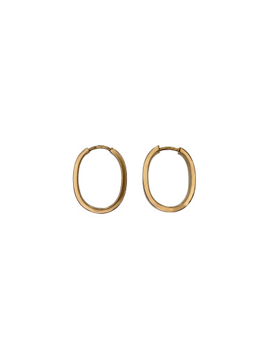 Pre-owned 19,2ct gold (hoop earrings)