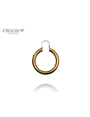 Pre-owned 19,2ct gold (hoop earrings)