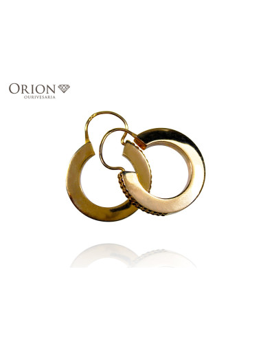 Pre-owned 19,2ct gold (hoop earrings)