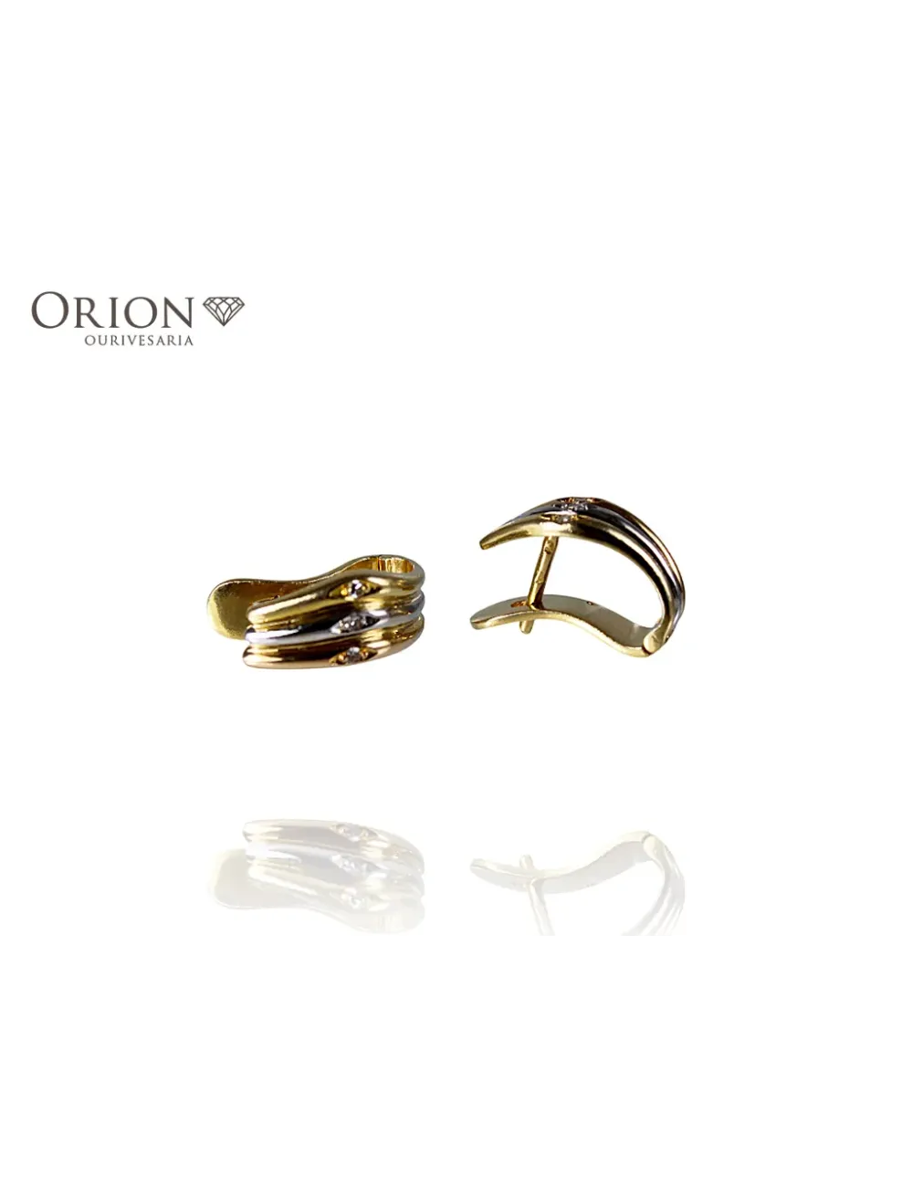 Brincos em ouro usado