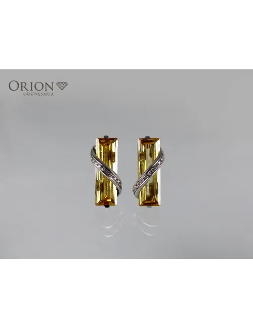 Brincos em ouro usado