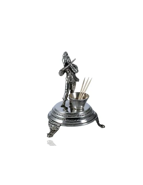 Silver Toothpick Holder