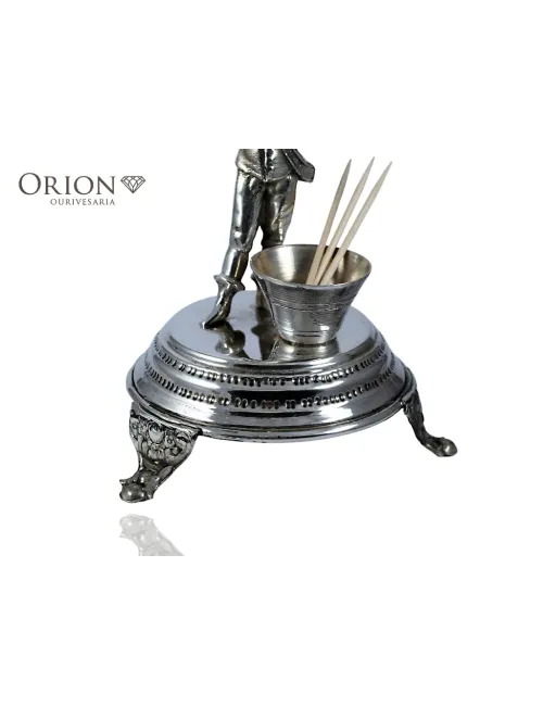 Silver Toothpick Holder