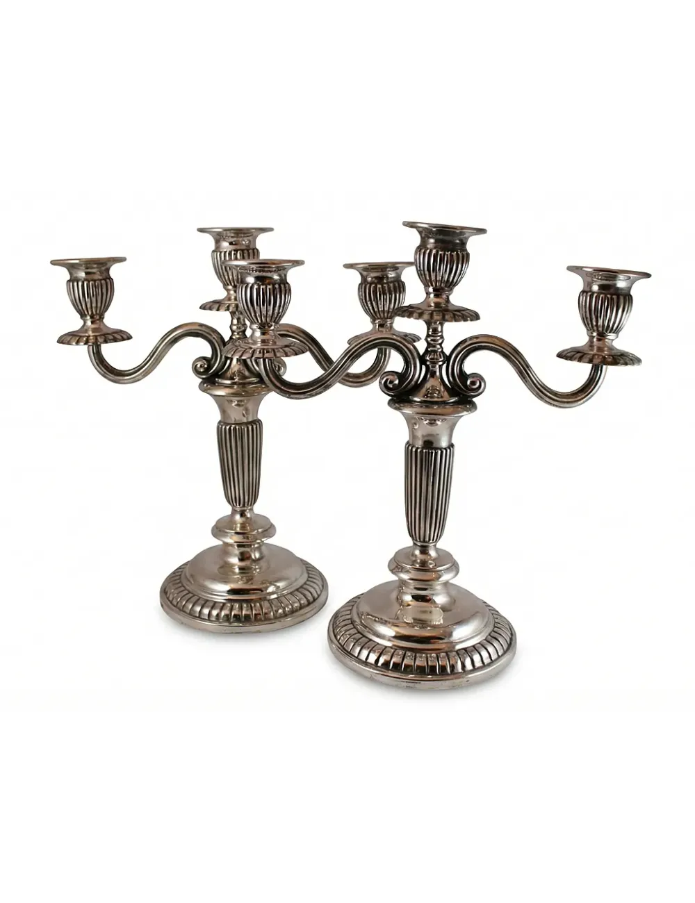 Candelabros em Prata